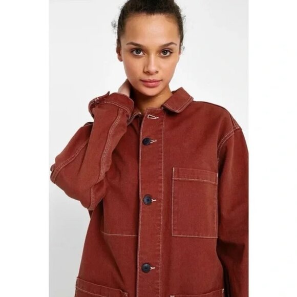 Urban Outfitters BDG Rust Workwear Jacket – XS – 100% Cotton Utility Coat - Picture 6 of 6